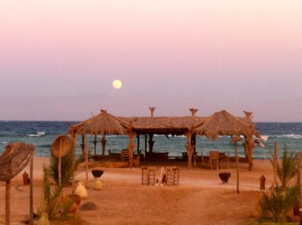  Al Tarek Camp moon over south sinai